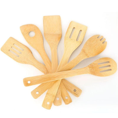 Cooking Utensil Wooden Set - 6 Piece