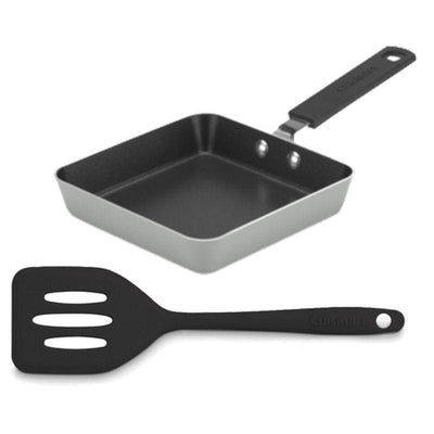 Cuisinart Mini Square Nonstick Fry Pan with Slotted Turner