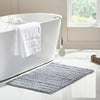 Ultra-Soft Absorbent 17" X 24" 100% Cotton Anti-Slip Bath Mat - 2 Pack