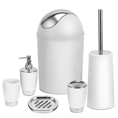 Bathroom Accessory Dispenser - 6 Piece