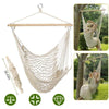 Hanging Rope Hammock Chair Swing with Spreader Bar