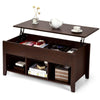 Lift Top Coffee Table with Storage Lower Shelf