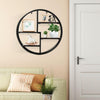 Hanging Circular 4-Tier Wall Mounted Storage Rack Shelf