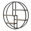 Hanging Circular 4-Tier Wall Mounted Storage Rack Shelf