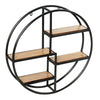 Hanging Circular 4-Tier Wall Mounted Storage Rack Shelf