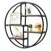 Hanging Circular 4-Tier Wall Mounted Storage Rack Shelf