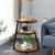 3-Tier Round Sofa Side Table