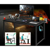 Gaming Desk with Monitor Shelf Tablet Board - 63 inches