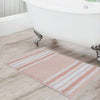 Ultra-Soft Plush Two-Tone Bubble Chenille Anti-Slip Bath Mat - 17" W x 24" L