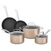 KitchenAid Hard Anodized Non-Stick Cookware  Toffee Delight - 8 Piece Set