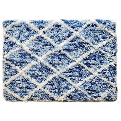 Ultra-Soft Absorbent 17" x 24" Anti-Slip Jacquard Bath Mats