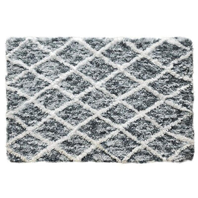 Ultra-Soft Absorbent 17" x 24" Anti-Slip Jacquard Bath Mats