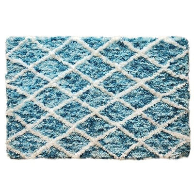 Ultra-Soft Absorbent 17" x 24" Anti-Slip Jacquard Bath Mats