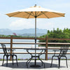 9' Outdoor Patio Market Umbrella with Aluminum Pole