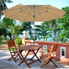 9' Outdoor Patio Market Umbrella with Aluminum Pole