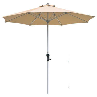 9' Outdoor Patio Market Umbrella with Aluminum Pole