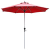 9' Outdoor Patio Market Umbrella with Aluminum Pole