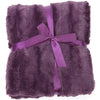 Ultra Cozy Faux Fur Microplush Reversible Throw Blanket