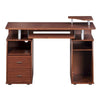 Mahogany Complete Workstation Desk