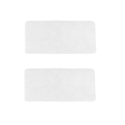 Memory Foam Non Slip Bath Mat 17x24" - 2 Pack