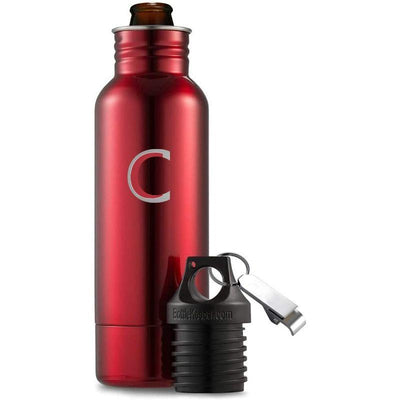 12oz Insulated Stainless Steel Cold Beer Bottle Holder with Bottle Opener