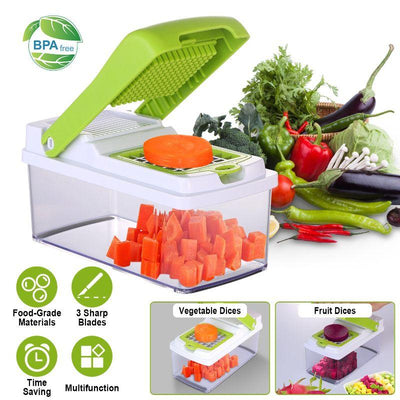 Vegetable and Fruit Slicer Set with 3 Blades