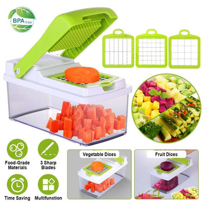 Vegetable and Fruit Slicer Set with 3 Blades